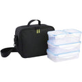 Bolsa térmica con 4 recipientes herméticos plástico. (2x800 ml + 2x400 ml.)