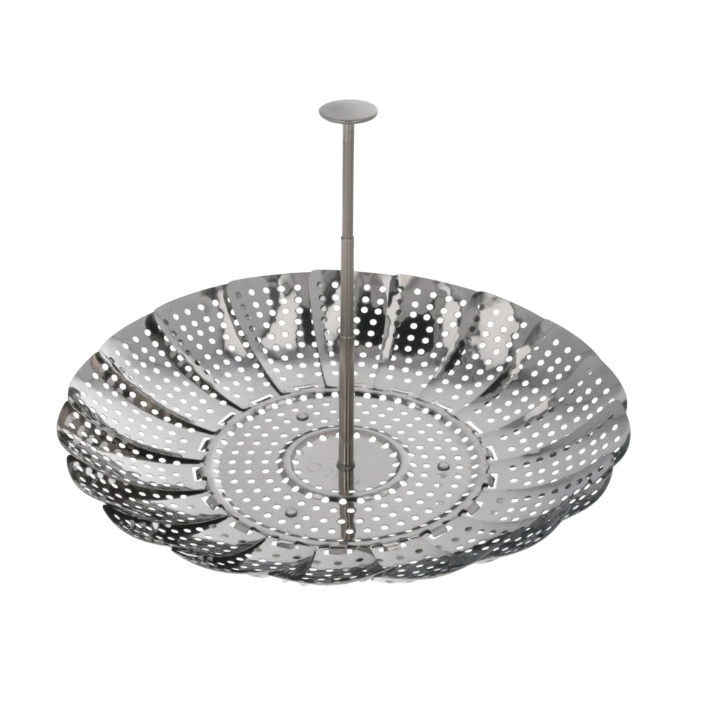 Cesta vaporera acero inoxidable, plegable ø 13,5 / 23 cm. cocina al vapor