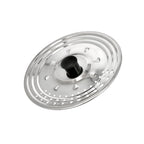 Tapadera multiusos acero inoxidable ø 21 cm uso tapa anti salpicaduras y escurridor. Tapadera adpatable diferentes medidas