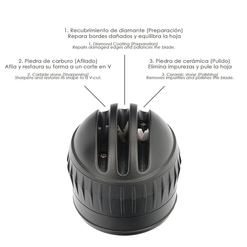 Afilador ventosa 3 etapas next generation