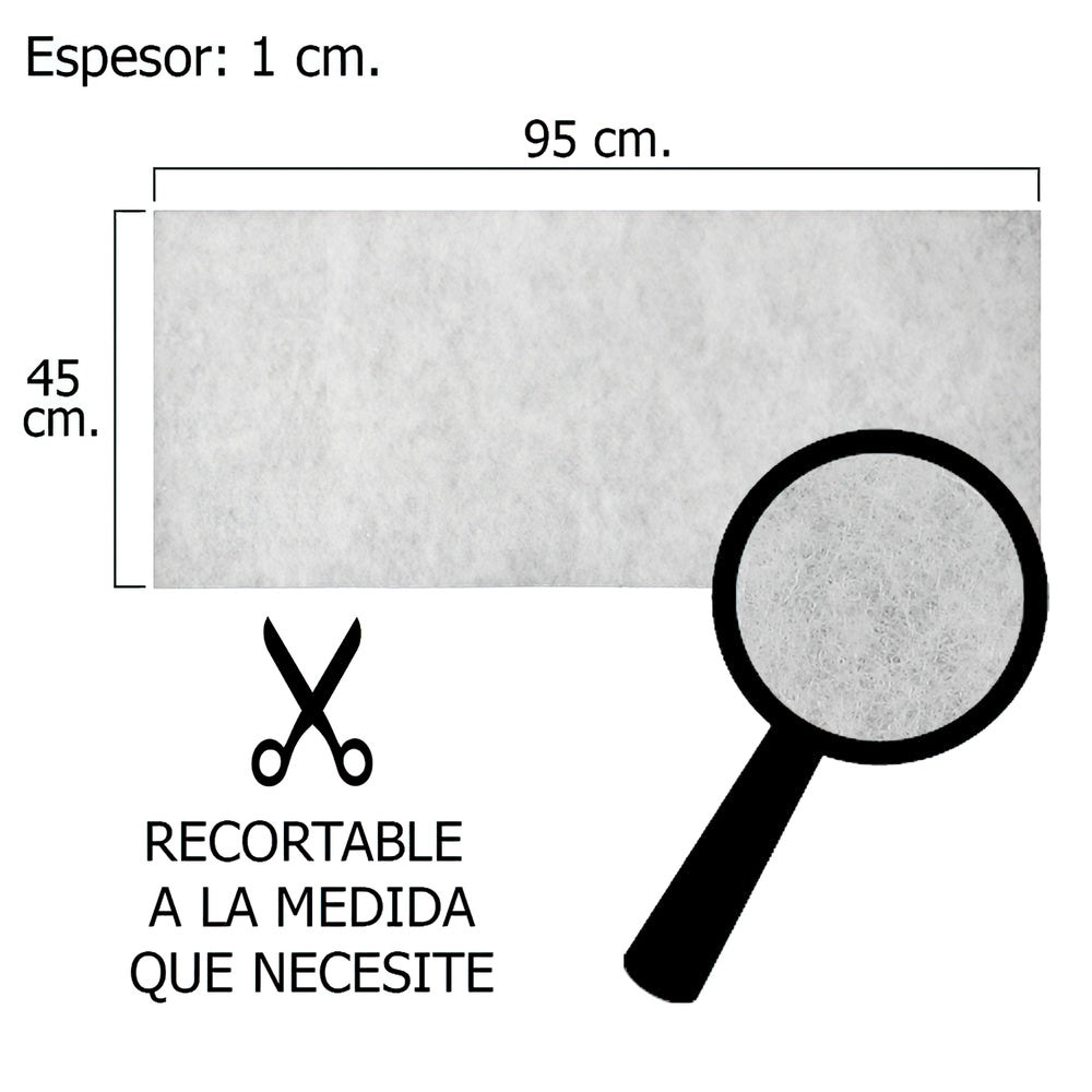 Extractor hood filter 45x95 cm 150 g/m2