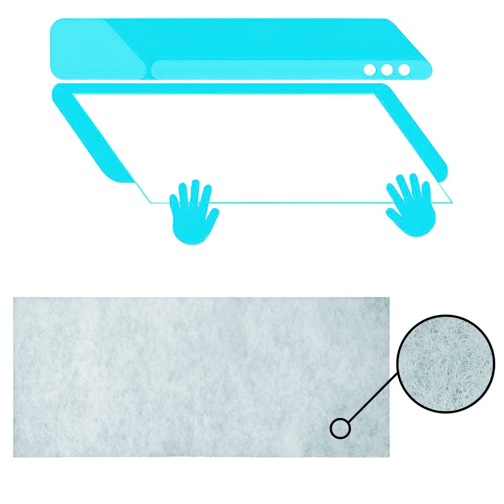 Extractor hood filter 45x95 cm 150 g/m2