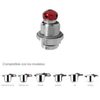 Válvula de seguridad compatible con olla a presión súper rápida magefesa nova, nova pro, prisma y astra, recambio oficial