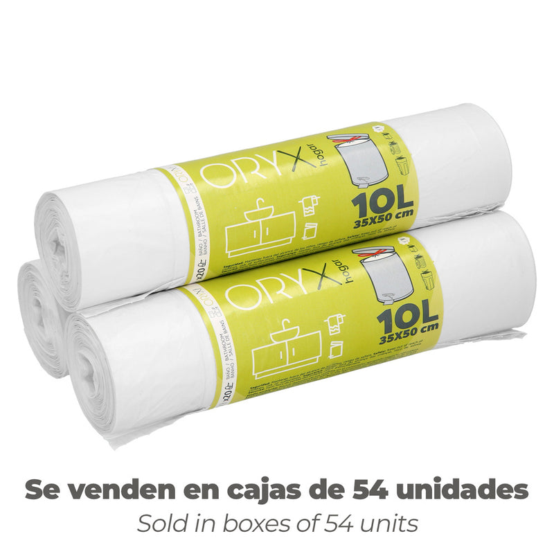 Bolsa basura cierre fácil 10 litros rollo 20 bolsas