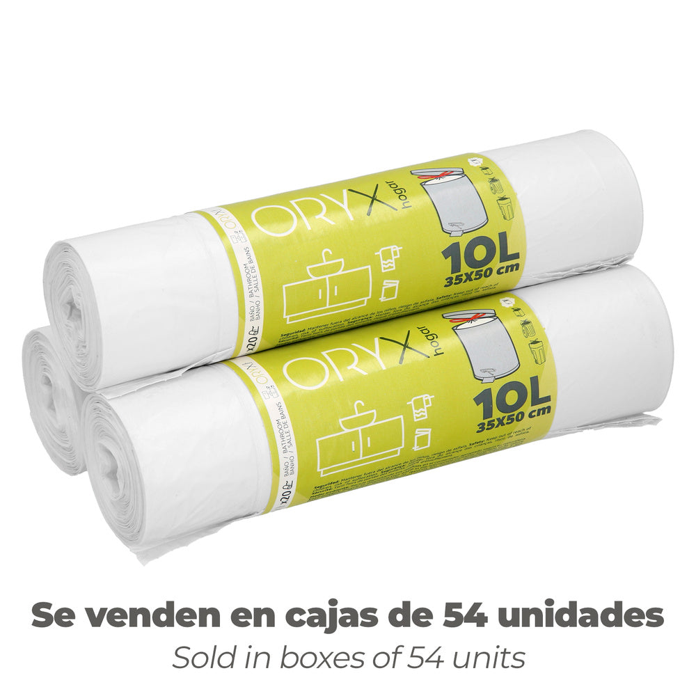 Bolsa basura cierre fácil 10 litros rollo 20 bolsas
