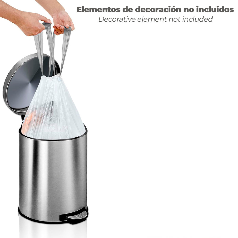Bolsa basura cierre fácil 10 litros rollo 20 bolsas