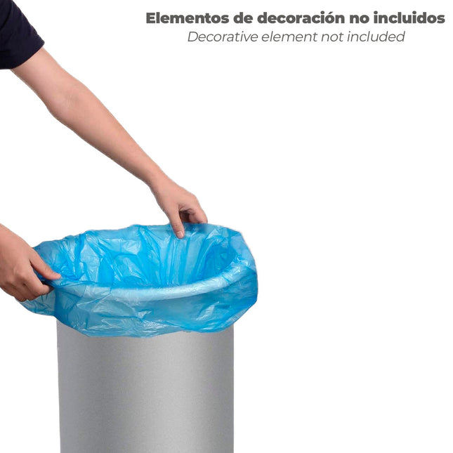 Bolsa basura cierre fácil 30 litros rollo 15 bolsas