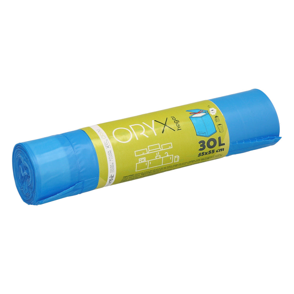 Easy-tie refuse sacks 30 litres roll 15 bags