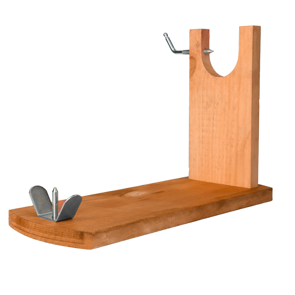 Jamonero / soporte jamonero de banqueta realizado en madera