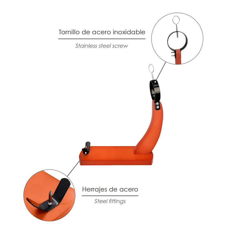 Soporte jamon gondola pino