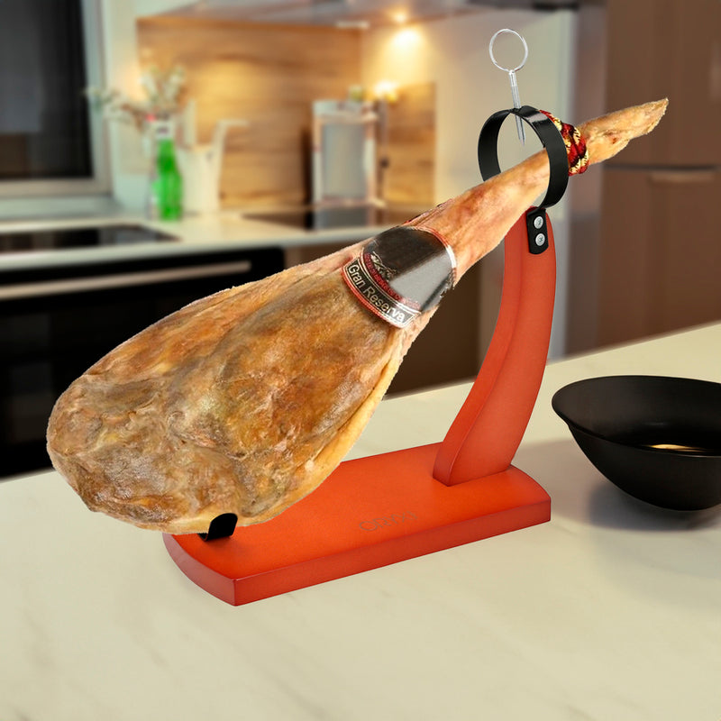 Soporte jamon gondola pino