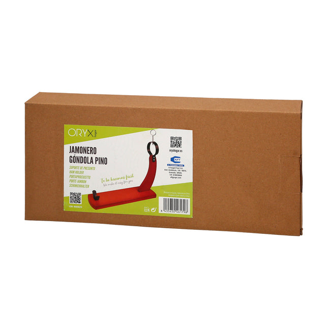 Soporte jamon gondola pino