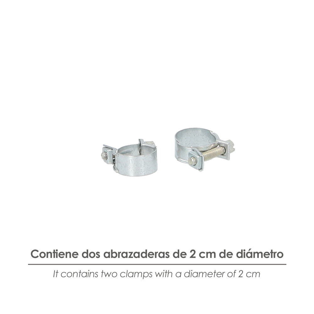 Kit butano (manguera 1,5 metros con 2 abrazaderas)