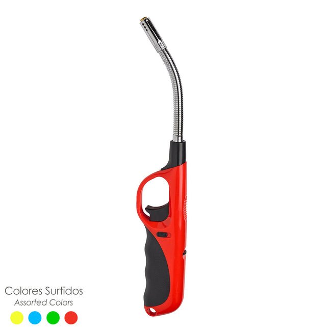 Encendedor / mechero gas antiviento llama tipo soplete 285 mm