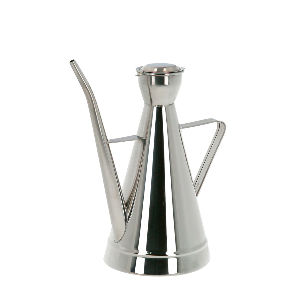 Stainless steel oil dispenser, elegant model, 300 ml.
