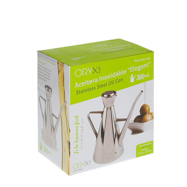 Aceitera  acero inoxidable modelo elegant 300 ml