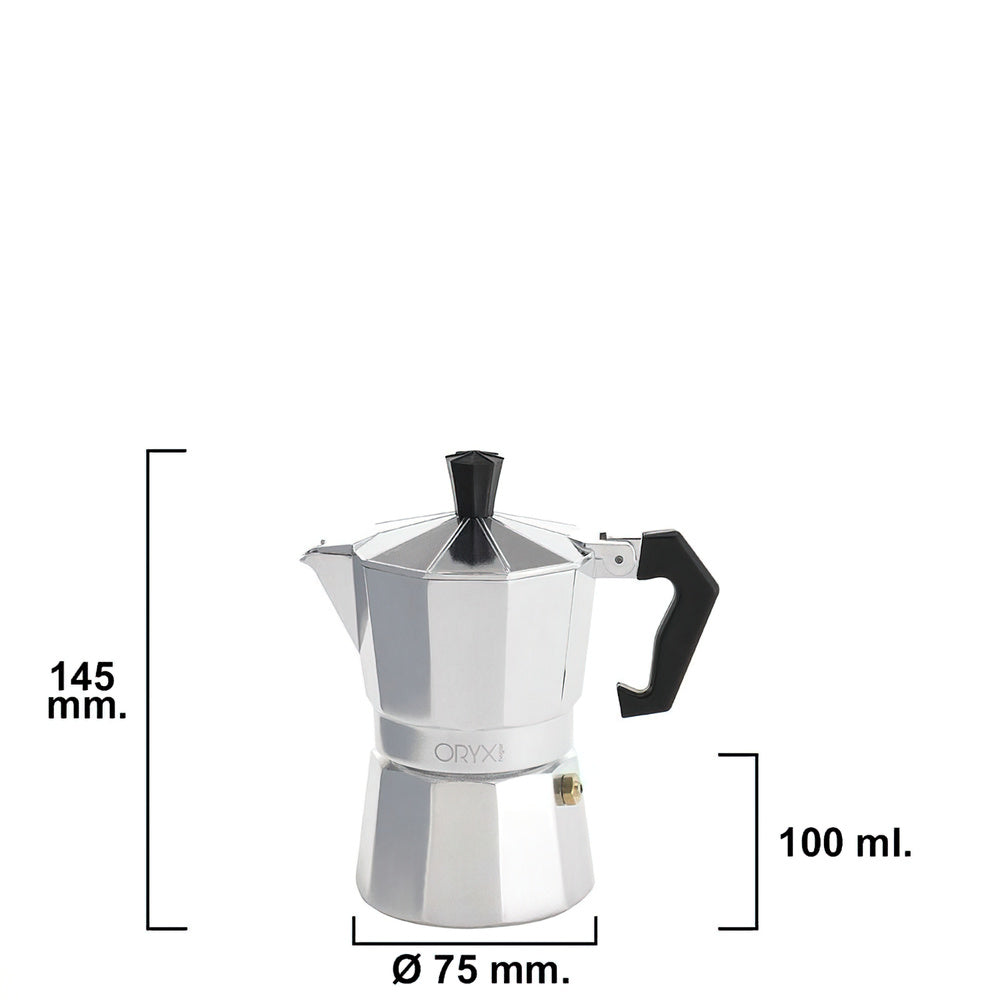 2-cup (100 ml) aluminum Classic coffee maker