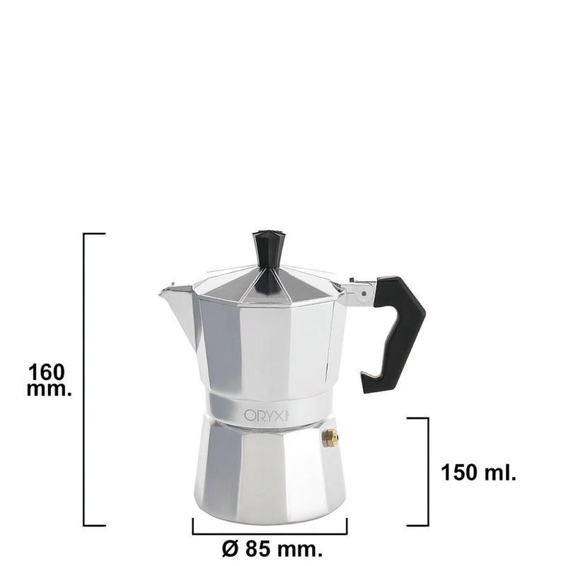 Cafetera aluminio 3 tazas (150 ml.) classic