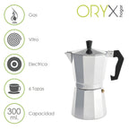 Cafetera aluminio 6 tazas (300 ml.) Classic