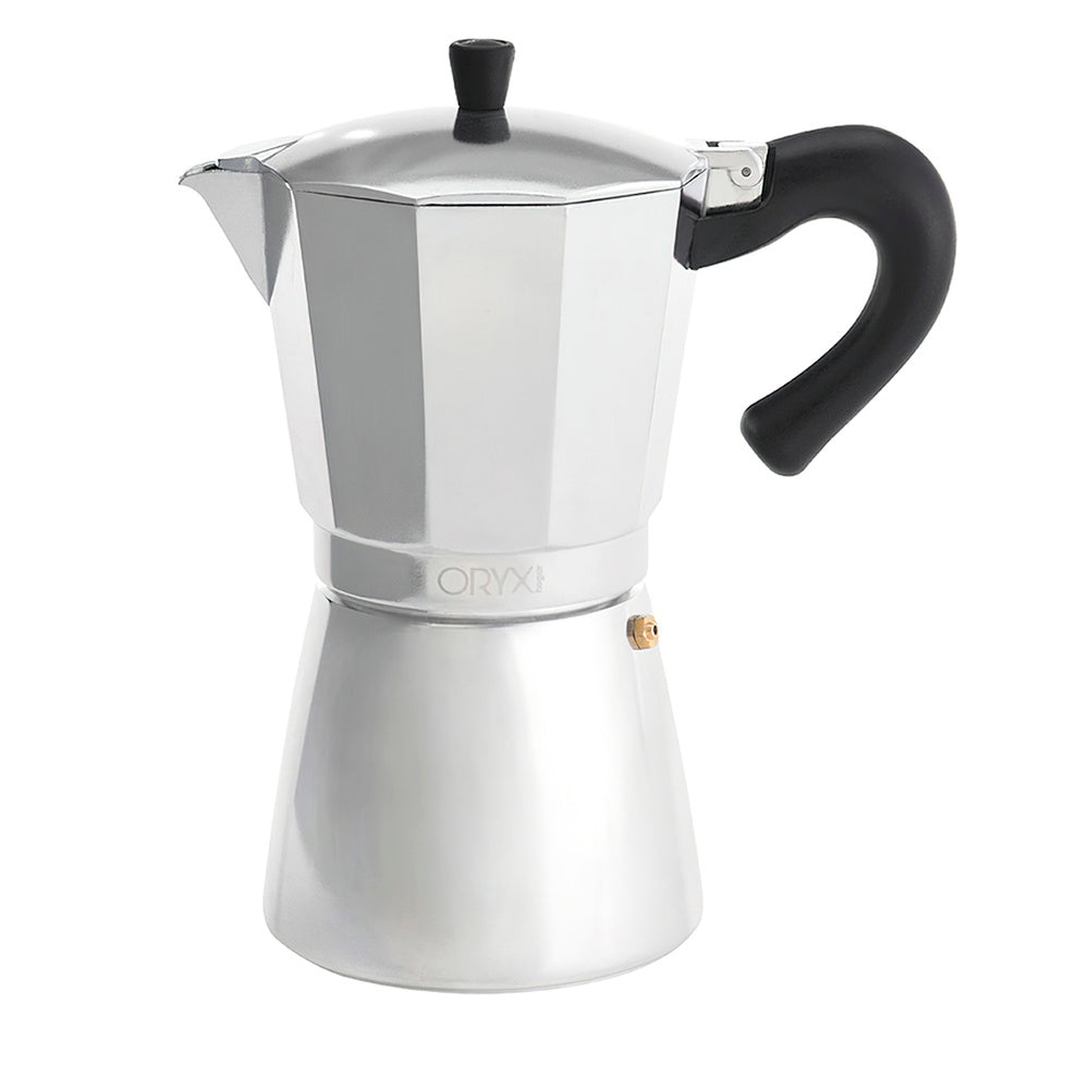 Aluminum induction coffee maker 12 cups (600 ml.)