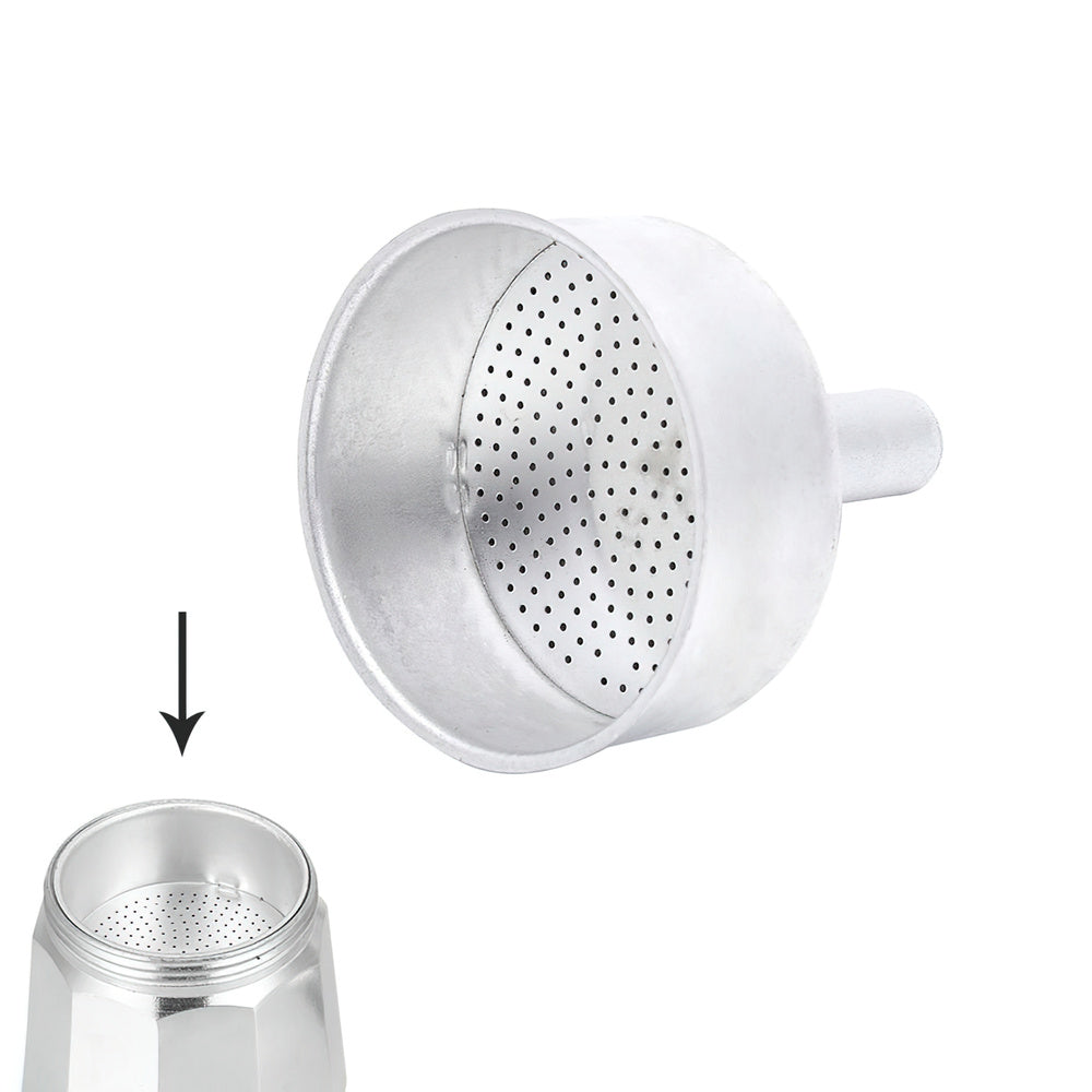 Aluminum coffee maker funnel classic / induction 6 cups