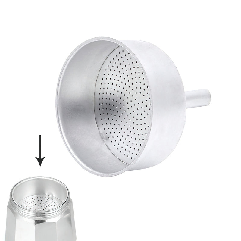 Embudo cafetera aluminio classic / inducción 9 tazas