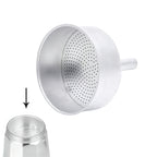 Embudo cafetera aluminio classic / inducción 9 tazas