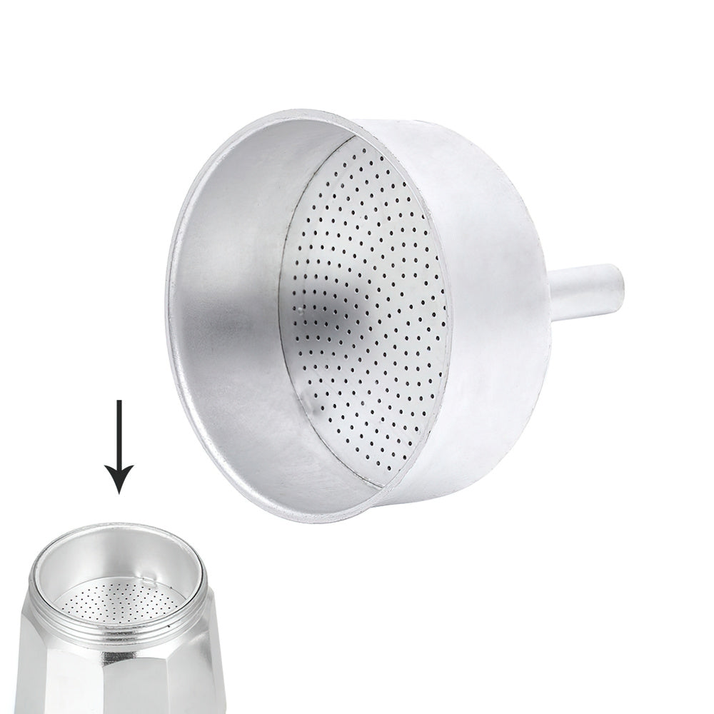Coffee maker funnel aluminum classic / induction 9 cups