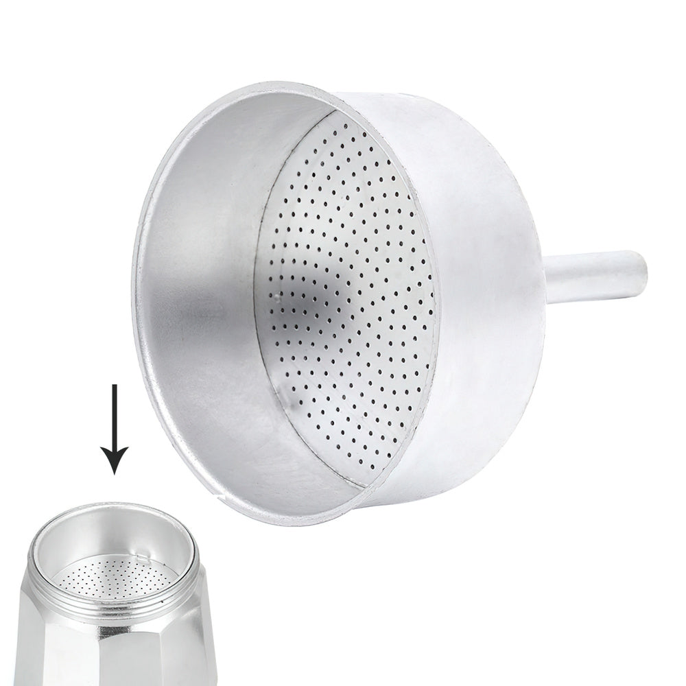 Coffee maker funnel aluminum classic / induction 12 cups