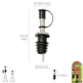 Bico inox com tampa (2 unidades)