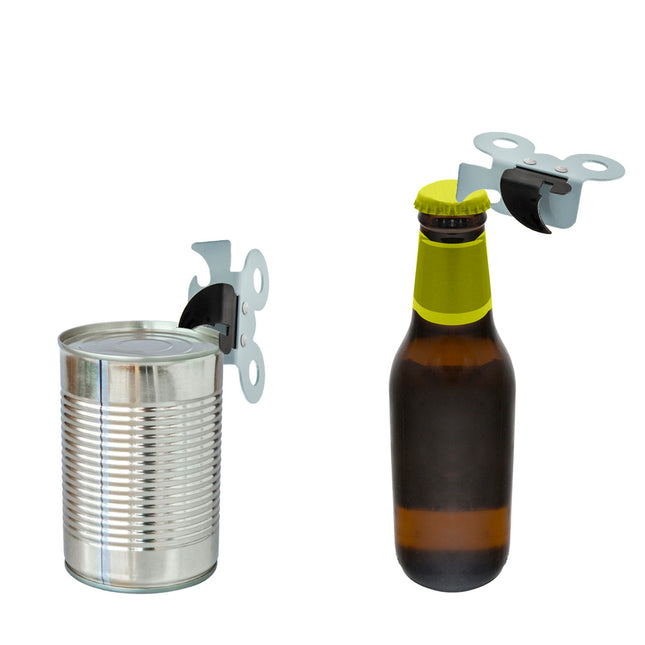 Abrelatas mariposa 75 mm. doble función (abrelatas y abrebotellas)