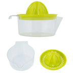 Exprimidor zumo manual frutas con jarra plástico ø 12 x 11 cm
