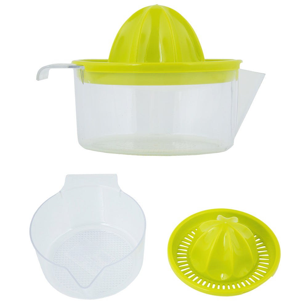 Manual fruit juicer with plastic jug ø 12 x 11 cm