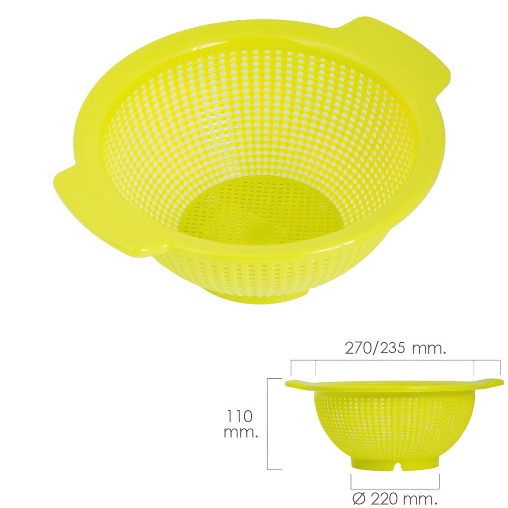 Strainer / colander for kitchen ø 23.5 cm