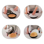 Tapa plástico giratortillas oryx ø 29cm (tapa vuelve tortillas, tapa giratortillas, tapa gira tortillas)