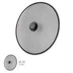 Tampa anti-salpicos para frigideira, aço ø 30 cm preto.