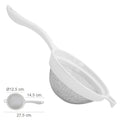 Stainless steel strainer ø 12.5 cm with plastic handle