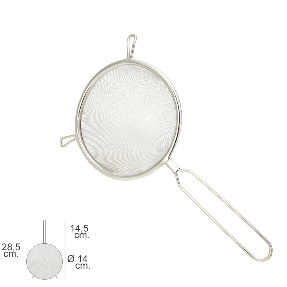 Basic stainless steel strainer ø 14 x 28.5 (H) cm