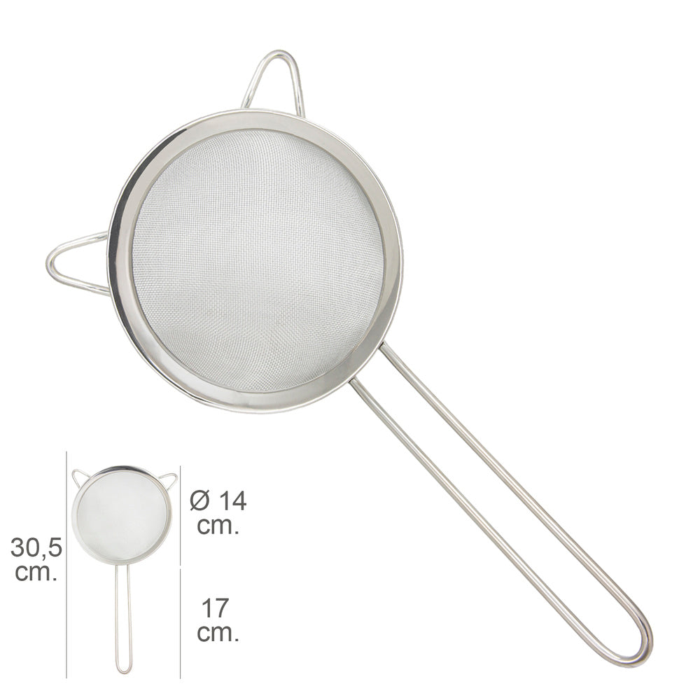 Stainless steel colander plus ø 14 x 30.5 cm