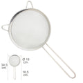 Stainless steel colander plus ø 18 x 34.5 cm