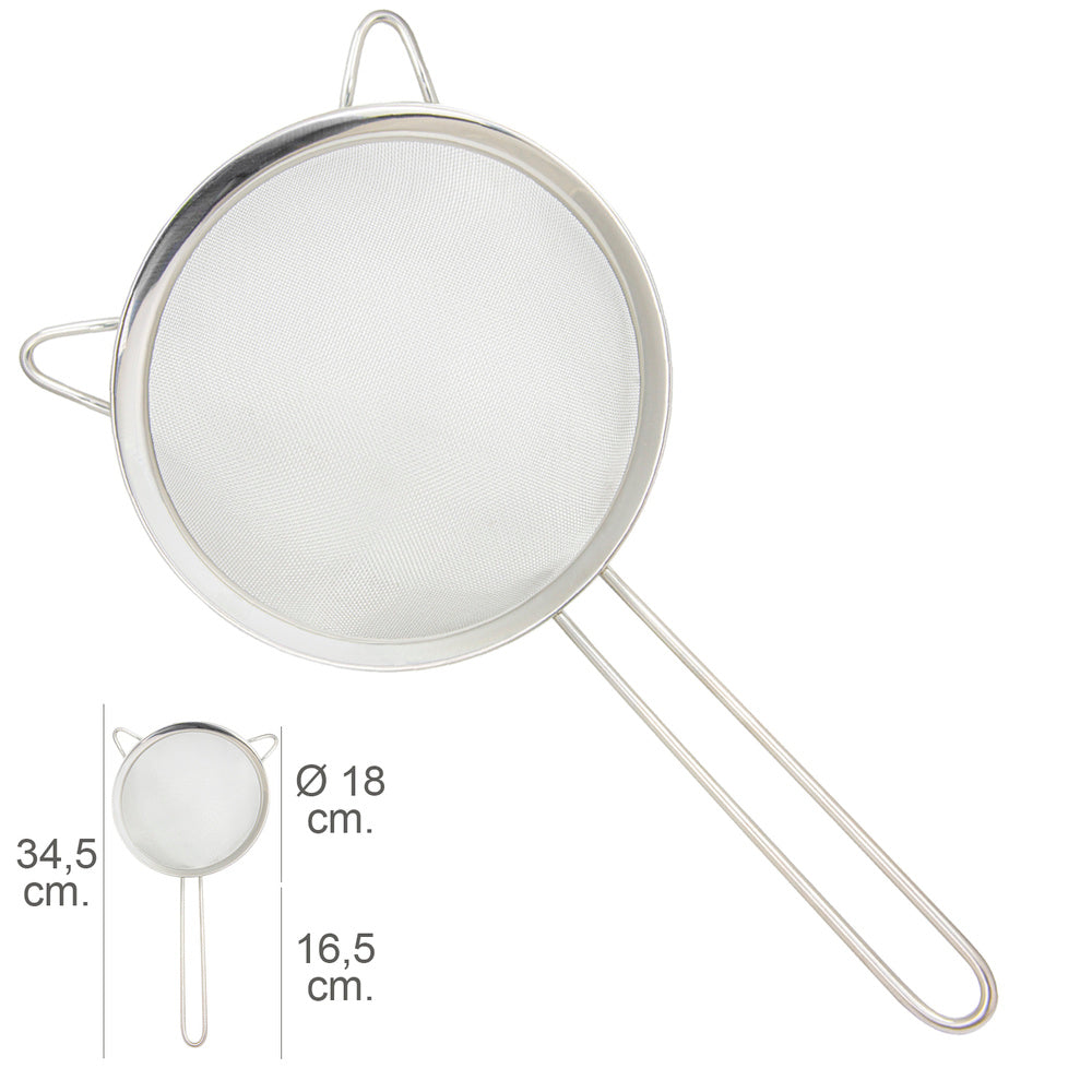 Stainless steel colander plus ø 18 x 34.5 cm