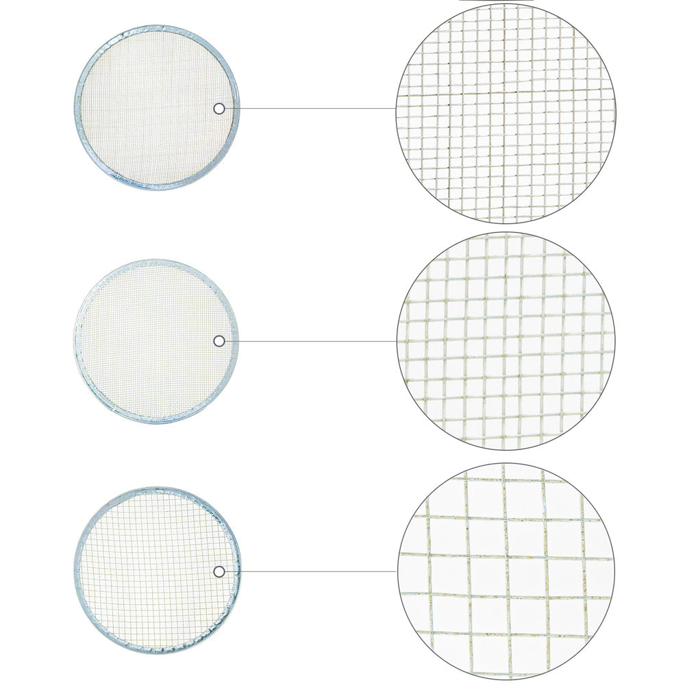 Harinero tamizador acero inoxidable ø 20 cm con 3 mallas intercambiables
