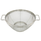 Stainless steel mesh colander with handles ø 22 cm