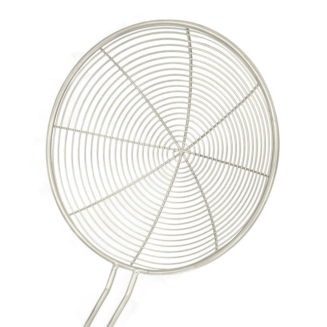 Espumadera alambre acero inoxidable ø 14 cm. mango redondo 26 cm