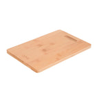 Tabla cortar cocina fabricada en madera de bambú 100% con asa 30x20 cm
