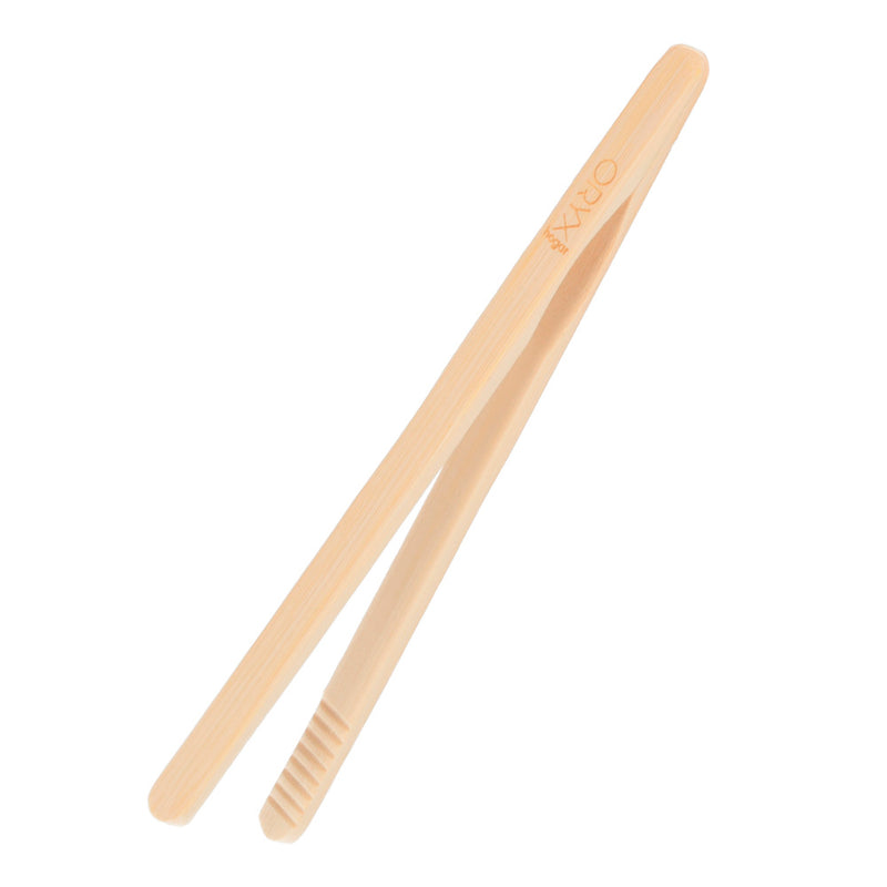Pinzas de cocina de bambu natural 20 cm