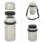 Termo sólidos y líquidos, 1 litro de capacidad, libre bpa, acero inoxidable, antigoteo