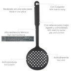Escumadeira de cozinha em nylon Basic 33,5 x 11 cm