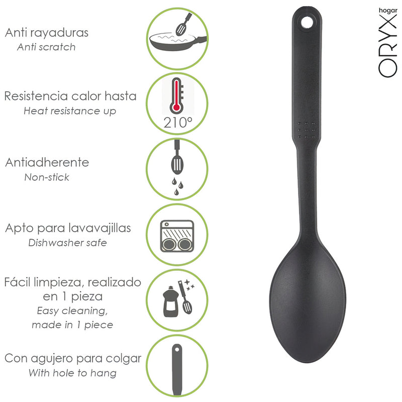 Cuchara cocina nylon basic 30,5 x 7 cm