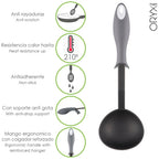 Colher de servir em nylon com cabo ergonómico antiderrapante 32 x 9,8 cm